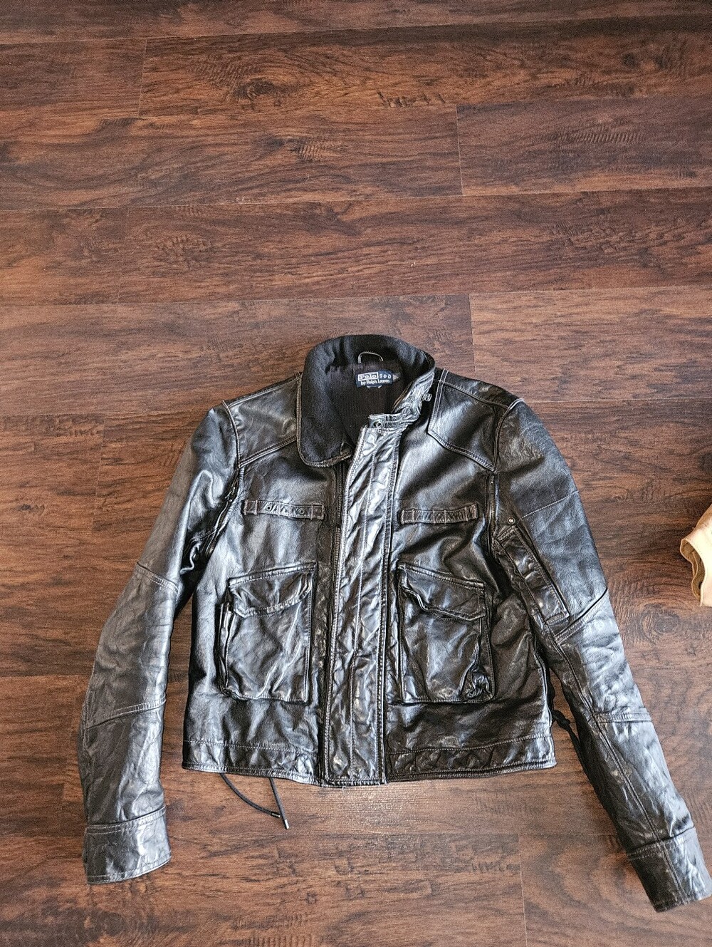 Polo Ralph Lauren Leather Motorcycle Jacket - Racer Collection